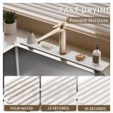 Stone Drying Mat 23.62in x 3.93in White - Brand New