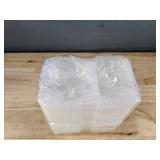 40 Reusable Snack Containers with Lids - Brand New