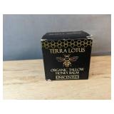 Terra Lotus Honey Balm Unscented 2oz & Village Naturals Muscle Mineral Bath Soak 20oz - Brand New