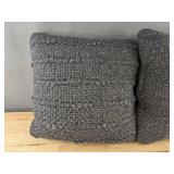 2 Threshold Toss Pillows - 18 x 18 in - Blue - Brand New