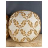 2 Threshold 16" Round Cushions in Rust - Brand New