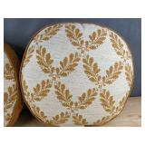 2 Threshold 16" Round Cushions in Rust - Brand New