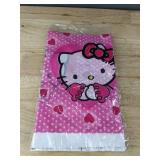 2 Hello Kitty Tablecloths 42 x 70 in Pink, Mini Verse Mini Food Ball, 148 Puffy Stickers, Purple Kitty Holder with Kitty - Brand New