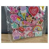 2 Hello Kitty Tablecloths 42 x 70 in Pink, Mini Verse Mini Food Ball, 148 Puffy Stickers, Purple Kitty Holder with Kitty - Brand New