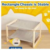 Bedsure Double Wooden Cat Bed - Brand New