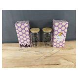 2 Klubi Clear Glass Tumblers 16oz - RIP Twenties - Brand New