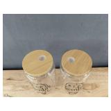 2 Klubi Clear Glass Tumblers 16oz - RIP Twenties - Brand New