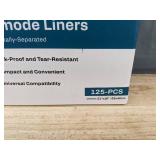 125 AWD Medical Commode Liners 21x16 in - Brand New