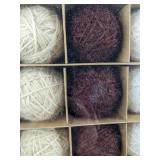 18 Velvet Decorative Ball Ornaments and 15 Rustic Ball Ornaments - Brand New