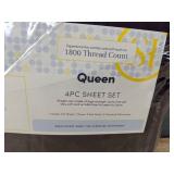 Sweet Home Queen Size Sheet Set - Purple - Brand New