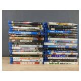 34 Blu-Ray Movie Collection - Hunger Games, Life of Pi, Shaun of the Dead, La La Land, Despicable Me, Elf, The Transporter, Planet Earth, The Boss Baby *C