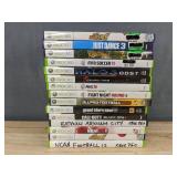 15 Xbox 360 Games - Just Dance 3, FIFA Soccer 11, Halo 3 ODST, Gears of War: Judgment, NHL 15, Fight Night Round 4, Batman *C