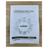 Lithium Electric Drill Cordless Drill Kit With Bit Set - Brand New