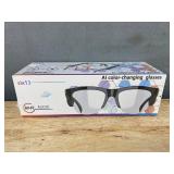six13 Smart Hi-Fi Audio Bluetooth Color Changing Glasses - Brand New