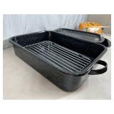 New Granite Ware Baking Pans and Roaster V-Rack New Granite Ware Baking Pans and Roaster V-Rack