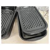 New Granite Ware Baking Pans and Roaster V-Rack New Granite Ware Baking Pans and Roaster V-Rack