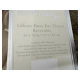 New Mythology Luxury Faux Fur Throw Blanket New Mythology Luxury Faux Fur Throw Blanket