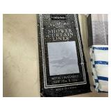 New Shower Curtain with Liner New Shower Curtain with Liner