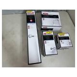 New Delta Foundations Chrome Bathroom Set - Towel Bar, Ring, Hook, Etc New Delta Foundations Chrome Bathroom Set - Towel Bar, Ring, Hook, Etc