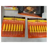Assorted BBQ Grilling Accessories, Corn Holders, Basting Bottle, Grilling Trays, Etc Assorted BBQ Grilling Accessories, Corn Holders, Basting Bottle, Grilling Trays, Etc