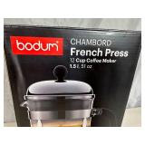 New Bodum 12 Cup French Press Coffee Maker New Bodum 12 Cup French Press Coffee Maker