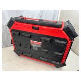Milwaukee M18 Lithium-Ion Cordless PACKOUT Radio/Speaker with Built-In Charger Milwaukee M18 Lithium-Ion Cordless PACKOUT Radio/Speaker with Built-In Charger