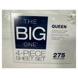 New Kohl's 4 Piece Sheet Set - Queen - $80 price tag New Kohl's 4 Piece Sheet Set - Queen - $80 price tag