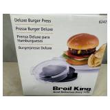 New Broil King Burger Press with 400 Burger Papers New Broil King Burger Press with 400 Burger Papers