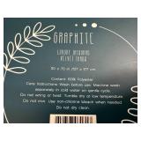 New Graphite Luxury Jacquard Velvet Throw Blanket New Graphite Luxury Jacquard Velvet Throw Blanket