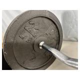 Iron Weight Plates with Bar Iron Weight Plates with Bar