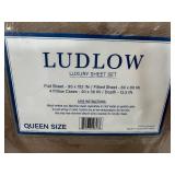 New 6 pc Ludlow Luxury Sheet Set - Queen Size New 6 pc Ludlow Luxury Sheet Set - Queen Size