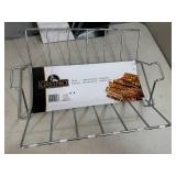 New Grill Pro Rib/Roast Rack and Silicone Side Shelf Mat New Grill Pro Rib/Roast Rack and Silicone Side Shelf Mat