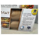 New 2 Pack Copper Non Stick Grill Mats New 2 Pack Copper Non Stick Grill Mats