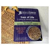 New Bamboo Tree of Life Cutting Serving Board New Bamboo Tree of Life Cutting Serving Board