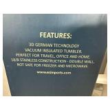 New Serengeti Vacuum Insulated Stainless Steel Tumbler with Lid - Black & White Cat New Serengeti Vacuum Insulated Stainless Steel Tumbler with Lid - Black & White Cat