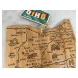 New Bamboo Ohio Cutting / Serving Board New Bamboo Ohio Cutting / Serving Board