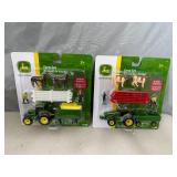 2 New 10 pc John Deere Farm Toy Sets 2 New 10 pc John Deere Farm Toy Sets