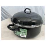 New Granite Ware 9.5 Quart Dutch Oven Pan with Lid New Granite Ware 9.5 Quart Dutch Oven Pan with Lid