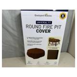 New Backyard Basics Round Fire Pit Cover New Backyard Basics Round Fire Pit Cover