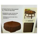 New Backyard Basics Round Fire Pit Cover New Backyard Basics Round Fire Pit Cover