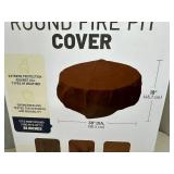 New Backyard Basics Round Fire Pit Cover New Backyard Basics Round Fire Pit Cover