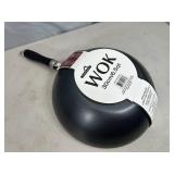New 6.5 Quart Metal Wok Pan New 6.5 Quart Metal Wok Pan