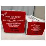 4 New Milwaukee Carbide Tooth Hole Saws - 4 Sizes 4 New Milwaukee Carbide Tooth Hole Saws - 4 Sizes