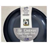 New 5 in 1 Blue Sapphire Ceramic Coated 9.5 inch Frying Pan New 5 in 1 Blue Sapphire Ceramic Coated 9.5 inch Frying Pan