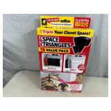 New Pack of 18 Ruby Space Triangles For Closet Organization New Pack of 18 Ruby Space Triangles For Closet Organization