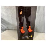 New Pair of Action Heat Battery Heated Socks - Unisex - S/M New Pair of Action Heat Battery Heated Socks - Unisex - S/M