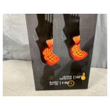 New Pair of Action Heat Battery Heated Socks - Unisex - XXL New Pair of Action Heat Battery Heated Socks - Unisex - XXL