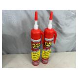 2 Cans of Flex Caulk with Trigger Flow Nozzle - Clear 2 Cans of Flex Caulk with Trigger Flow Nozzle - Clear