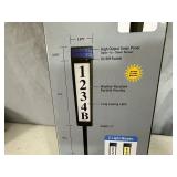 New Solar Powered Address Light New Solar Powered Address Light