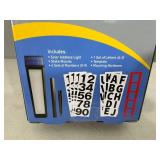 New Solar Powered Address Light New Solar Powered Address Light